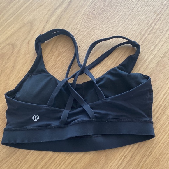 Lululemon Black Sports Bra - Picture 2 of 2